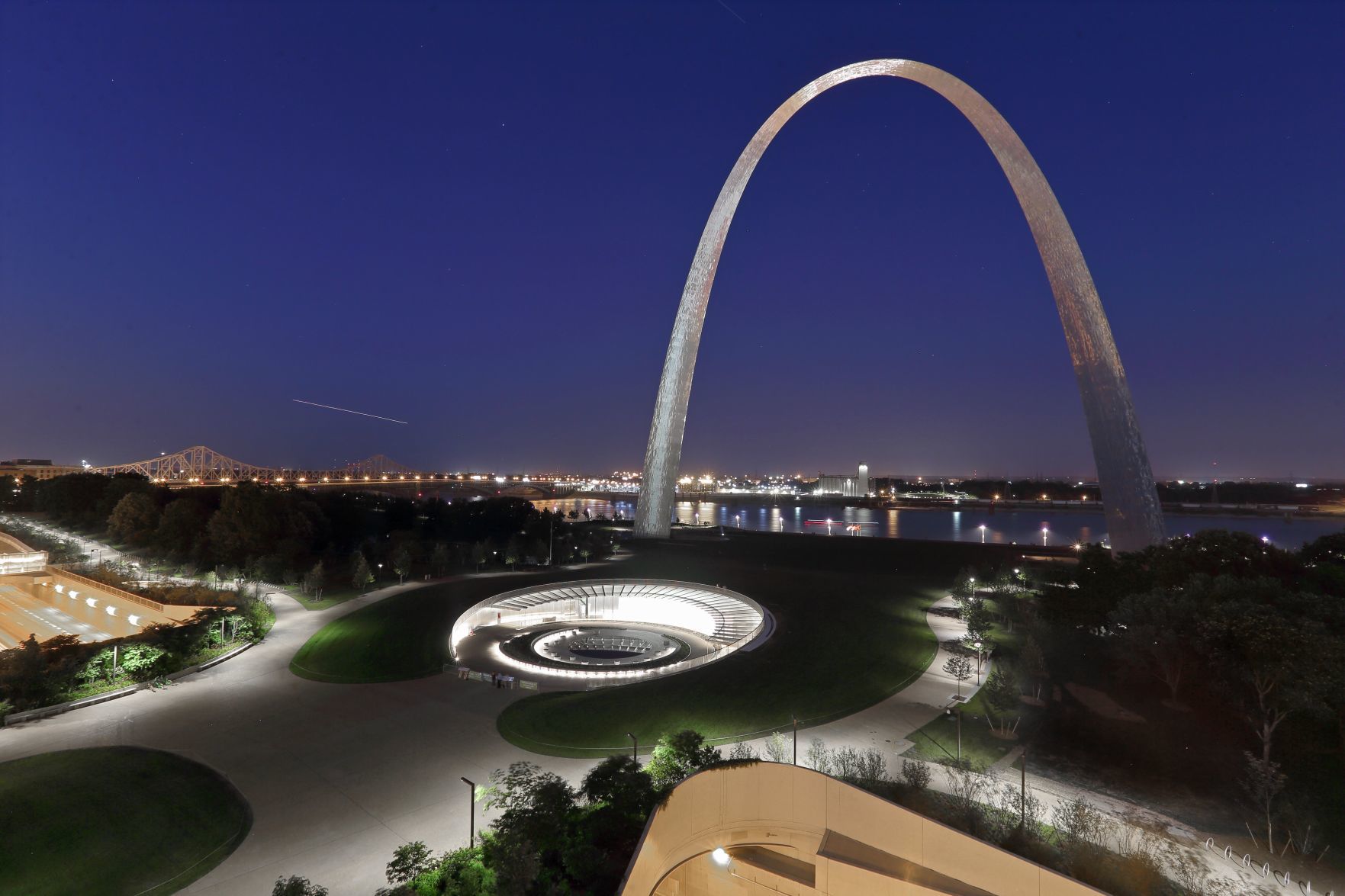 St. Louis Arch and redesigned entrance